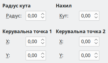 Slant and Corner Radius tab page