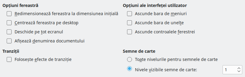 PDF Export User Interface Options Dialog Image