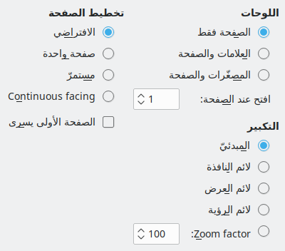 PDF Export View Options Dialog Image