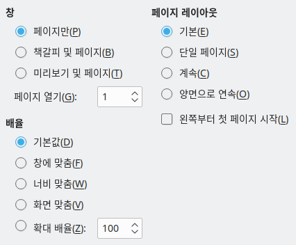 PDF Export View Options Dialog Image