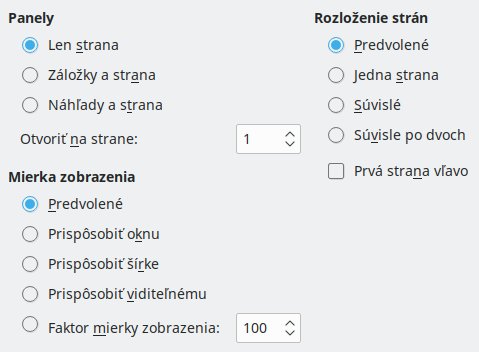 PDF Export View Options Dialog Image