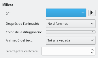 Diàleg d'efectes d'animació millorats