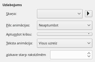 Enhanced Animation Effects Dialog