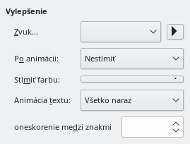 Enhanced Animation Effects Dialog