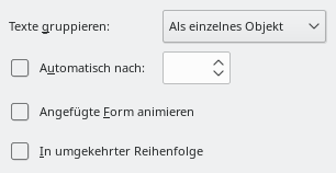 Dialog Textanimation