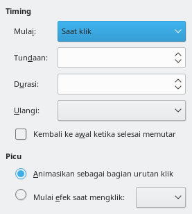 Dialog Pewaktuan Animasi Ubahan