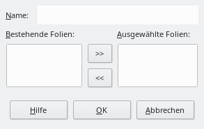 Dialog Individuelle Präsentation erstellen