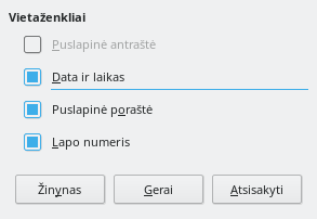 Skaidrės pagrindo elementų lango nuotrauka