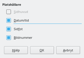 Master Layout Dialog