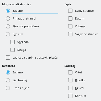 Impress Print Options Dialog