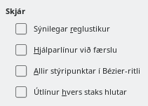 Impress View Options Dialog