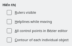 Impress View Options Dialog