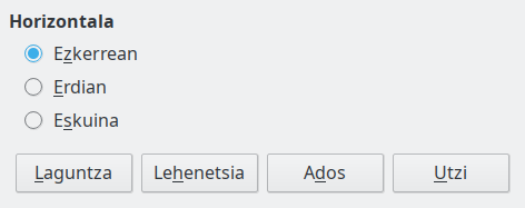 Lerrokatzerako elkarrizketa-koadroa