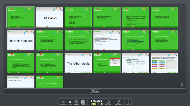 Modo Classificador de Slides