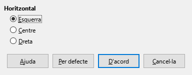 Diàleg d'alineació