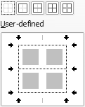 column selected border