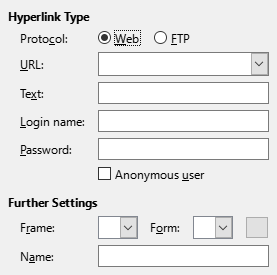 Hyperlink Internet Dialogue Box Image