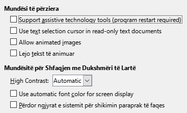 Options Accessibility Dialog Image