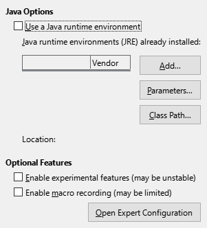 Options Advanced Dialog Image