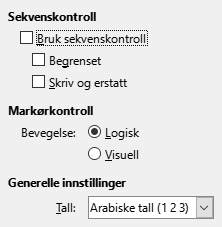 Dialog for CTL alternativer