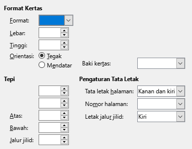 Halaman tab format halaman