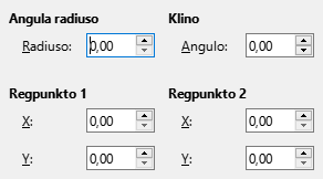 Slant and Corner Radius tab page