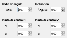 Pestaña Inclinación y radio de esquina