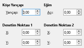 Slant and Corner Radius tab page