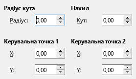 Slant and Corner Radius tab page