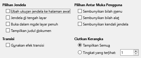 Citra Dialog Pilihan Antar Muka Pengguna Ekspor PDF