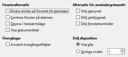 PDF Export User Interface Options Dialog Image