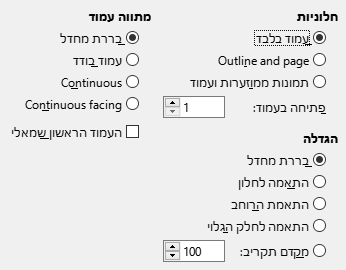 PDF Export View Options Dialog Image