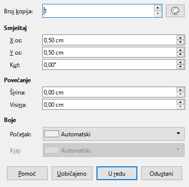 Duplicate dialog