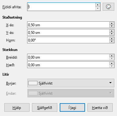 Duplicate dialog