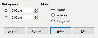 'Atxiki objektuei' elkarrizketa-koadroa