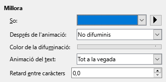 Diàleg d'efectes d'animació millorats