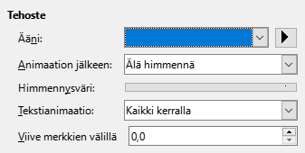 Enhanced Animation Effects Dialog