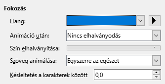 Enhanced Animation Effects Dialog