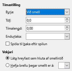 Custom Animation Timing Dialog