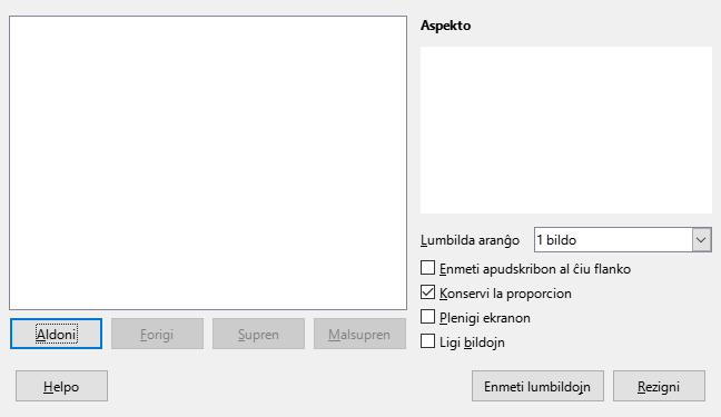 Prezentila dialogo Fotoalbumo