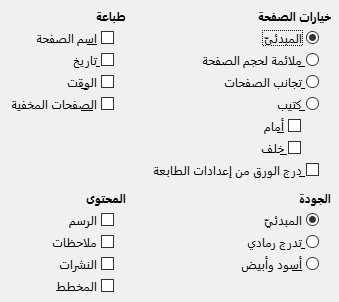 Impress Print Options Dialog