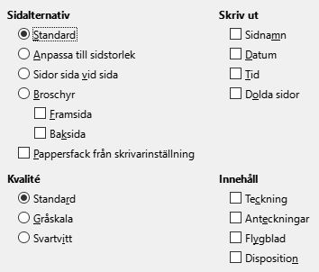 Impress Print Options Dialog