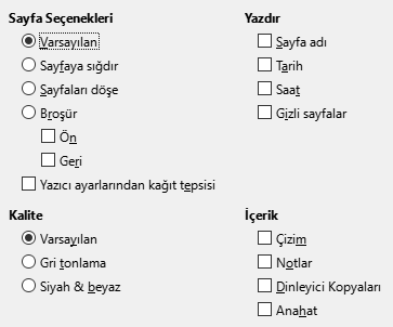 Impress Print Options Dialog