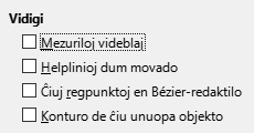 Prezentila dialogo Vido-agordoj