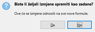 Save Default Dialog