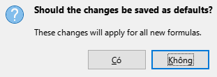 Save Default Dialog