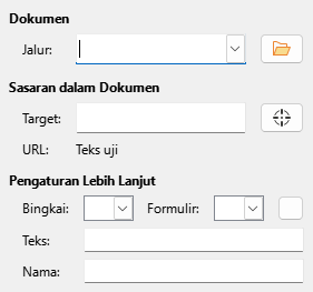 Citra Dialog Halaman Berkas Pranala