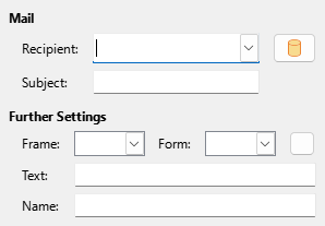 Hyperlink Mail Dialogue Box Image