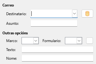 Imaxe da caixa de diálogo Correo de Hiperligazón