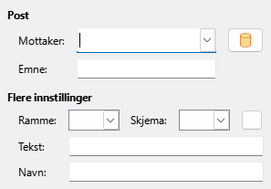 Dialog for hyperkobling mail